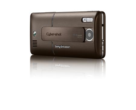 Sony Ericsson K770i Cyber-Shot camera phone, showing the mobile phone's camera