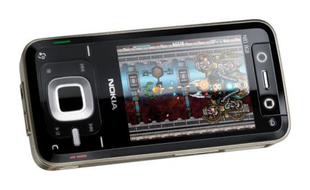 Nokia N81 mobile phone showing Nokia N-Gage gaming platform