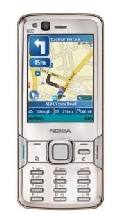 Nokia N82 GPS phone