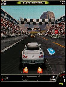 Sony Ericsson C902 camera phone showing a game