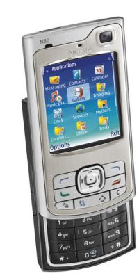 Nokia N80 multimedia mobile phone with UPnP