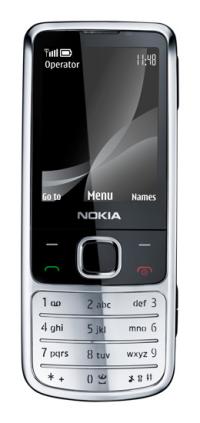 Nokia 6700 review - shown in silver from the front