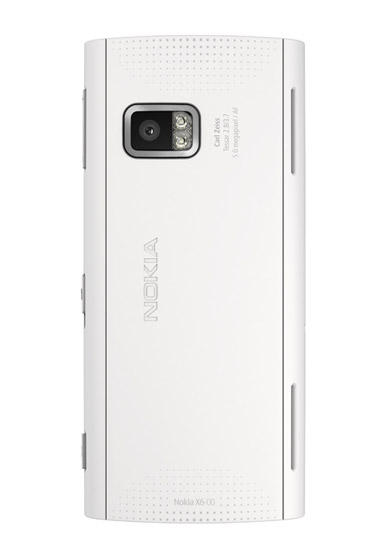 Nokia N86 mobile phone showing camera