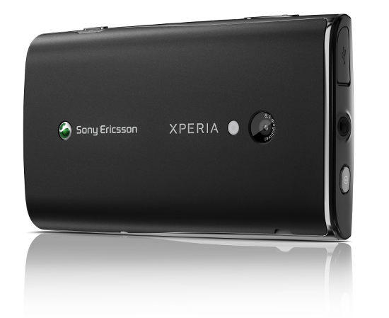 Sony Ericsson Xpoeria X10 showing camera