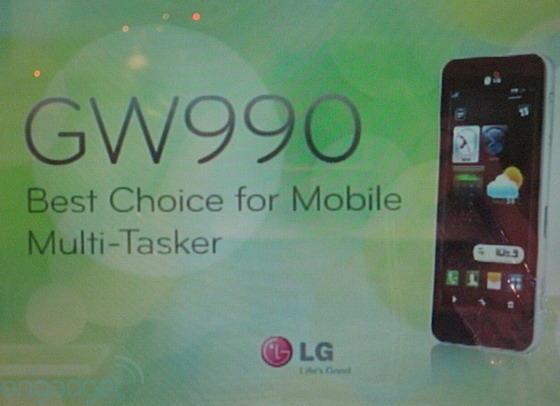 LG GW990 phone