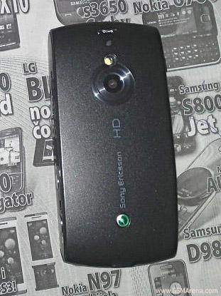 Sony Ericsson Kanna showing camera