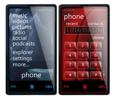 Microsoft Zune phone