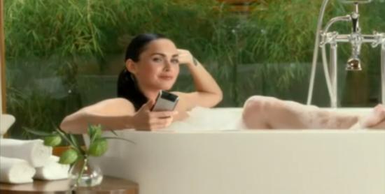 Megan Fox and the Motorola Devour Android phone