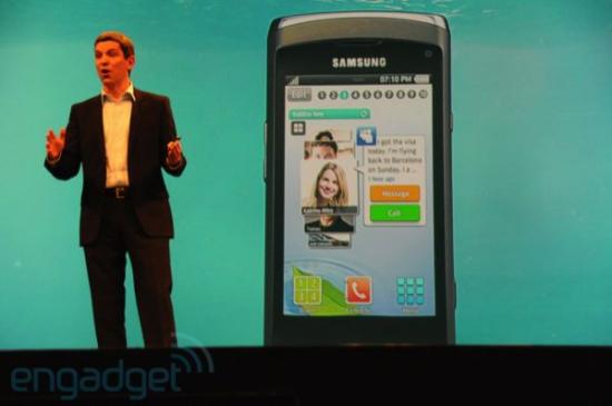 Samsung Wave and its social hub