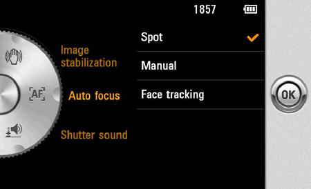 LG GD900 Crystal camera features