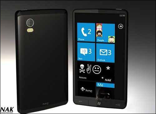 HTC HD3 Windows Phone 7 Series phone