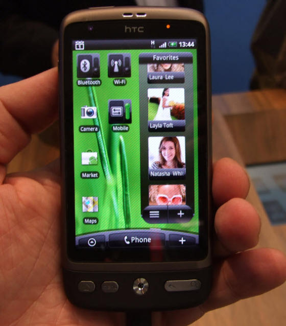 Another HTC Desire homescreen