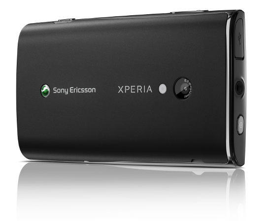 Sony Ericsson Xperia X10 showing camera