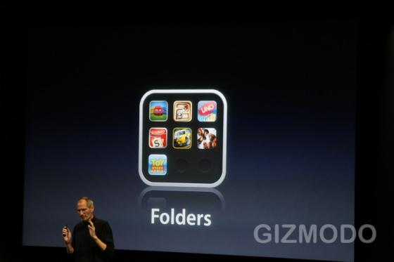 Apple iPhone 4 folders