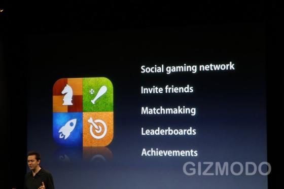 Apple iPhone 4 game center with social gaming