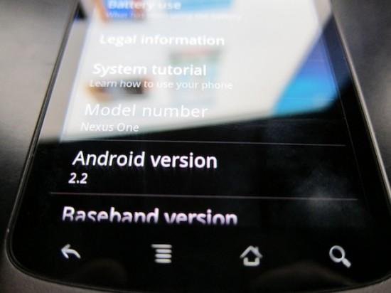 Google Android 2.2 FroYo