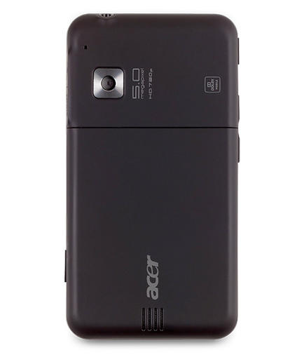 Acer Stream phone showing camera