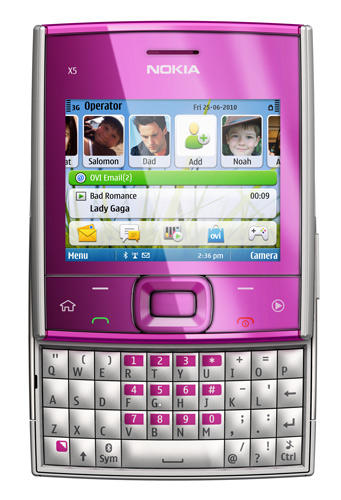 Nokia X5-01 in pink