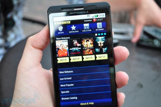 Motorola Droid X with an Android app