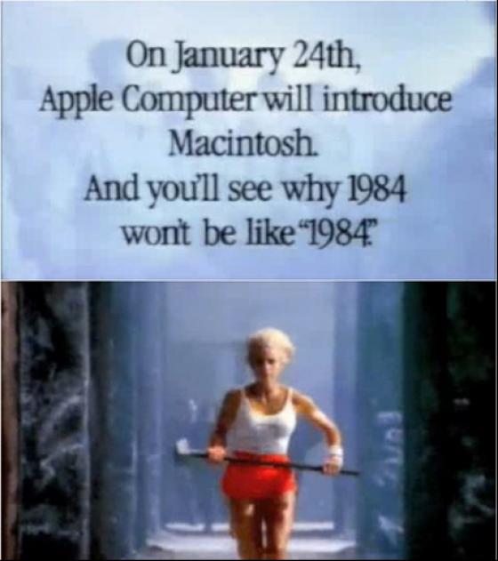 Apple Big Brother advert 1984