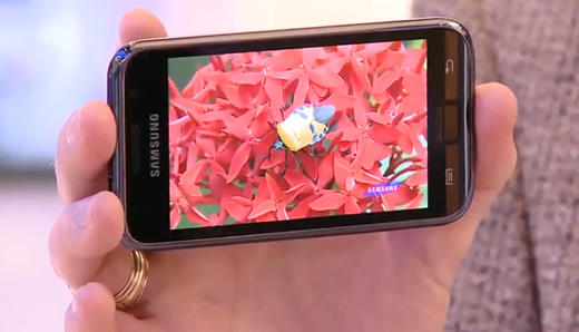 Samsung Galaxy S Super-AMOLED screen