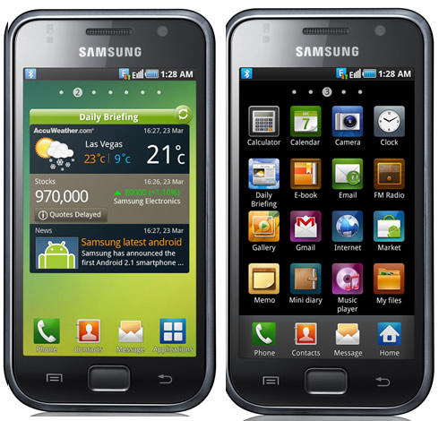 Samsung Galaxy S apps