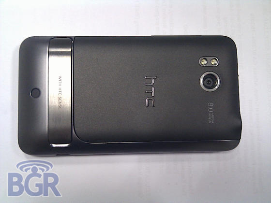 HTC smartphone from the back