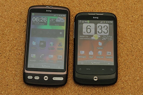 HTC Desire vs HTC Wildfire