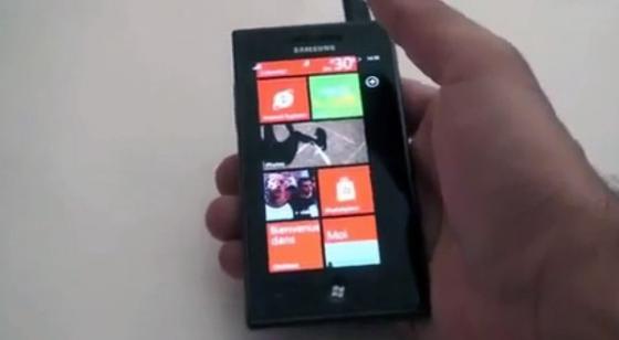 Samsung Omnia 7 Windows Phone 7 device