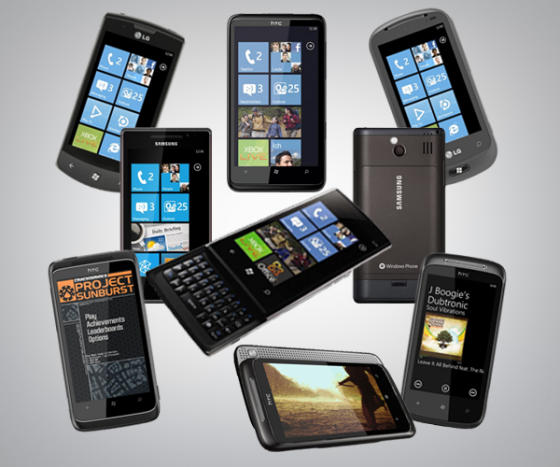 Windows Phone 7 phones compared