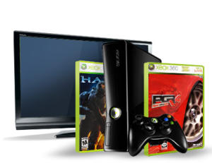 HDTV and XBox 360 mobile phone deal
