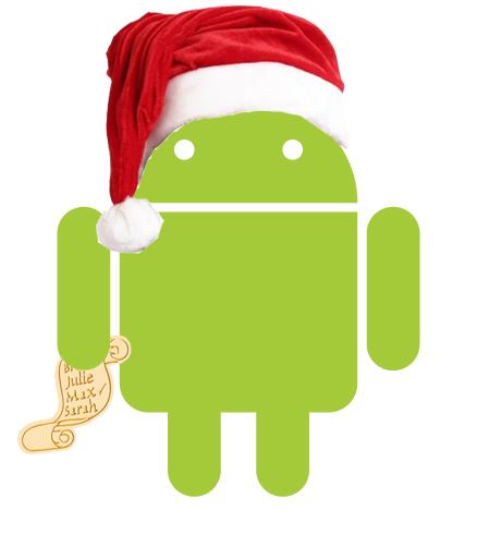 Which mobile phone for xmas?  Santa Android