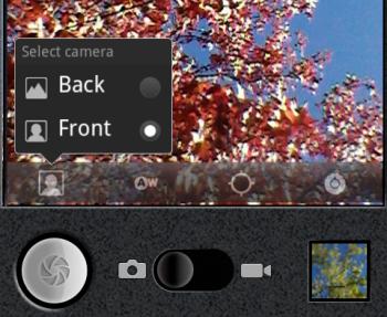 Android Gingerbread camera option