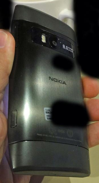 Nokia X7 showing camera