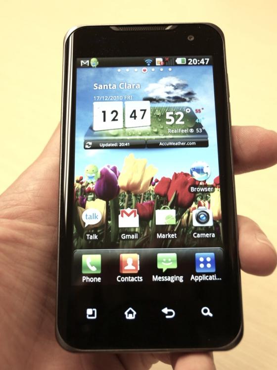 LG Optimus 2X Android phone