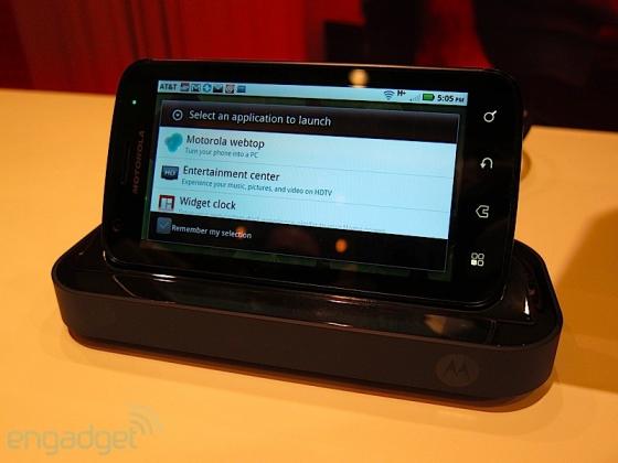 Motorola Atrix multimedia dock