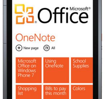 HTC 7 Pro Windows Phone 7 and Mobile Office
