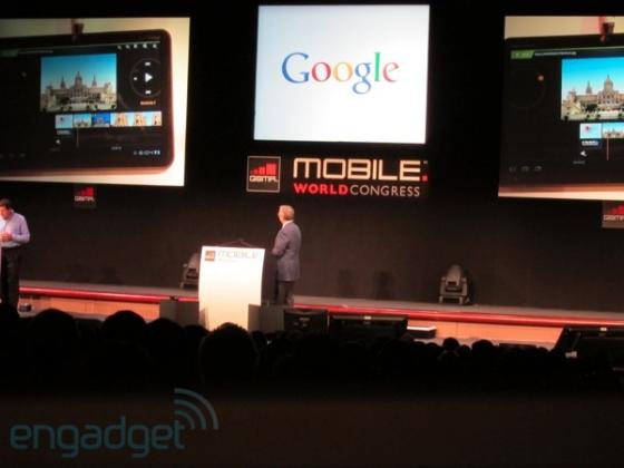 Google Eric Schmidt at MWC 2011