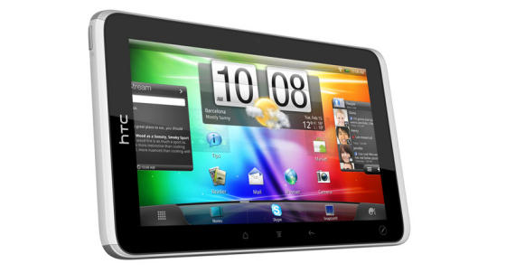 HTC Flyer tablet preview