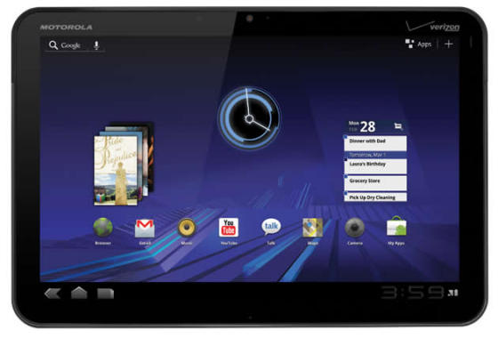Motorola Xoom tablet