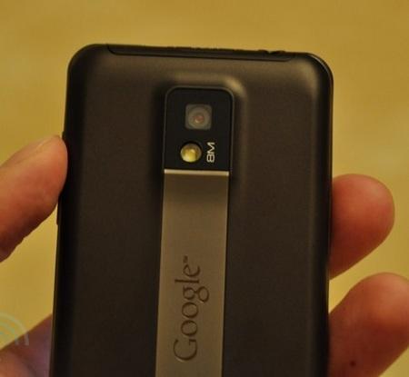 LG Optimus 2X showing camera