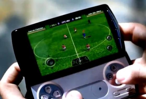 Sony Ericsson Xperia Play with FIFA 10