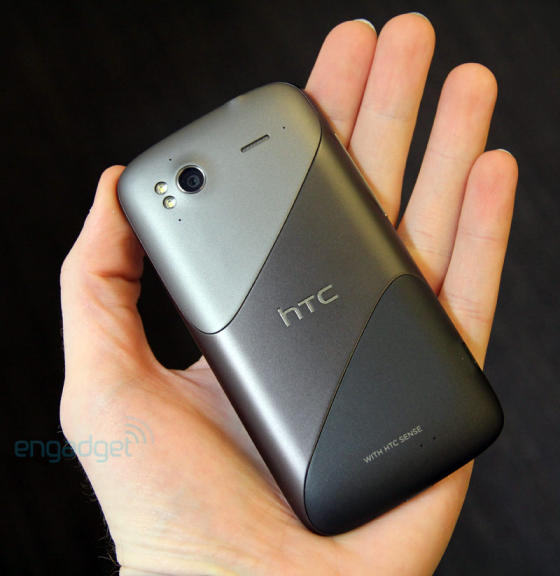 HTC Sensation from the back