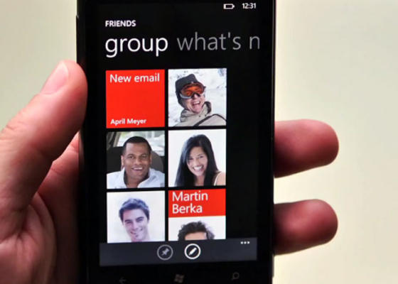 Windows Phone 7 Mango - Groups app