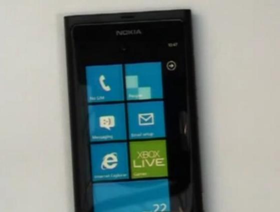 Nokia Sea-Ray Windows Phone 7 device