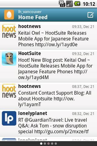 HootSuite Twitter app fro Android
