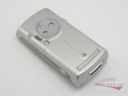 Sony Ericsson P990 from the back, showing its camera