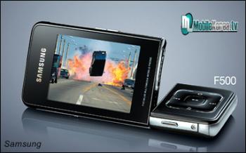 Samsung Ultra Video  F500 mobile phone