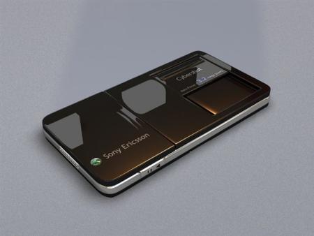 Sony Ericsson concept phone from the back