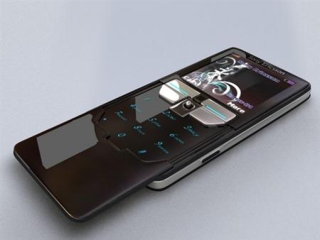 Sony Ericsson concept phone slider open